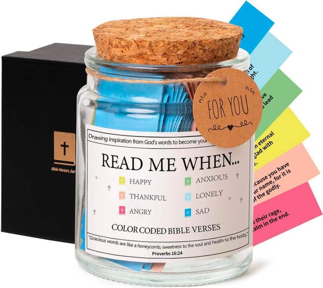 Handmade 90 Days Bible Verse Jar (Clearance Ends Soon)
