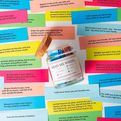 Handmade 90 Days Bible Verse Jar (Clearance Ends Soon)