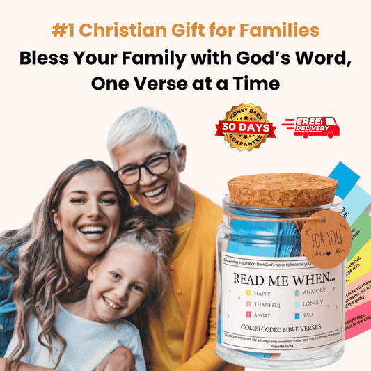 Handmade 90 Days Bible Verse Jar (Clearance Ends Soon)