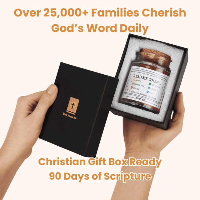 Handmade 90 Days Bible Verse Jar (Clearance Ends Soon)